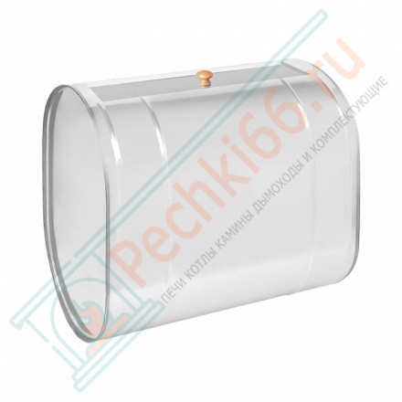 Бак выносной горизонтальный для теплообменника (НЕРЖ-439/0,8мм) 60 л (Россия)