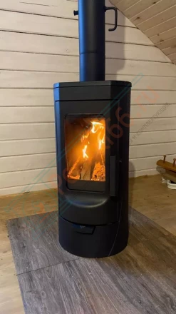 Печь-камин Plamen Tara под ключ (монтаж 02.2022)