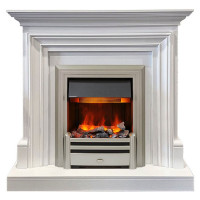 Электрический Каминокомплект Bradford - Белый с очагом Chesford