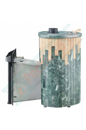 Дровяная банная печь Ферингер ОПТИМА "Змеевик + Окаменевшее дерево" до 28 м³