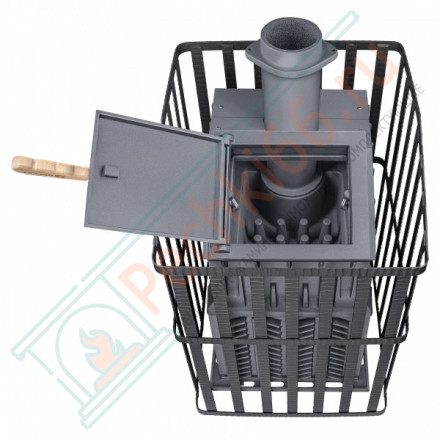 Чугунная печь для бани Гром Ураган 30 (П) (ТехноЛит)