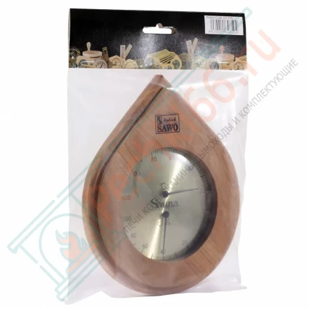 Термогигрометр капля 251-THD, кедр (Sawo)