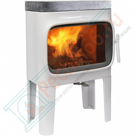 Чугунная печь-камин F 305 R LL WHE, стеатит (Jotul)