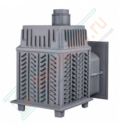 Печь для бани Гефест Гром 50 (П2) в облицовке Президент 1200/50 Талькохлорит (ТехноЛит)