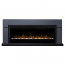 Каминокомплект Lindos (линейный) - Серый графит с очагом Prism BLF5051 Каминокомплект Lindos (линейный) - Серый графит с очагом Prism BLF5051