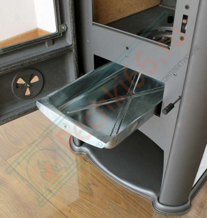 Печь-камин Lederata красная (Tim Sistem)