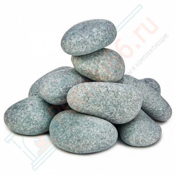Камень для бани Жадеит шлифованный мини, м/р Хакасия (коробка), 10 кг
