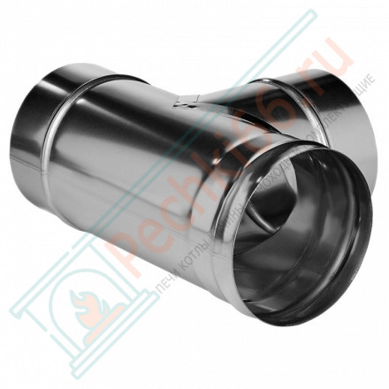 Тройник 90° без изол (НЕРЖ-321/0,8) d-200 (Дымок-Lux)