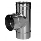 Тройник 90° без изол (НЕРЖ-321/0,8) d-250 (Дымок-Lux) Тройник 90° без изол (НЕРЖ-321/0,8) d-250 (Дымок-Lux)