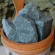 Камень для бани Жадеит колотый средний, м/р Хакасия (ведро), 20 кг