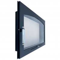 Печная дверца со стеклом Eysen 980*630 мм