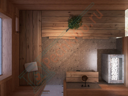 Электрическая банная печь Sangens W12B Brick