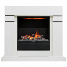 Каминокомплект Lindos - Алебастр с очагом Albany Каминокомплект Lindos - Алебастр с очагом Albany