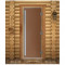 Дверь для бани и сауны Престиж бронза матовая, 170х70 см по коробке (DoorWood)
