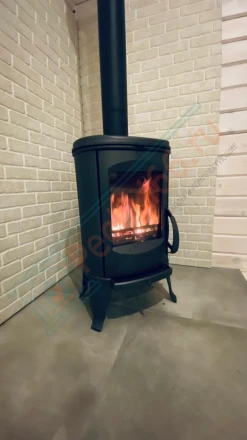 Печь-камин Guca Eliptiko под ключ (монтаж 06.2019)