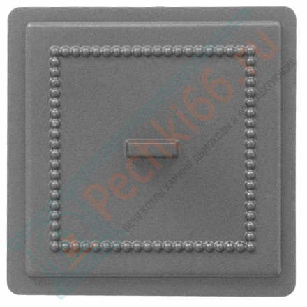 Дверца прочистная чугунная 237, антрацит (Везувий)