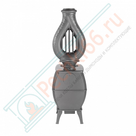 Дымоход конвектор d-130М-115М «Лира» серый (ProMetall)