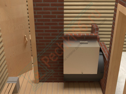 Печи для бани на 3 помещения CАБАНТУЙ 3D 16 C