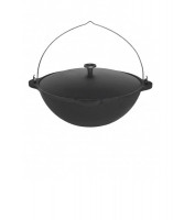 Чугунный казан с ручкой для подвеса 8л. (Везувий) Чугунный казан с ручкой для подвеса 8л. (Везувий)