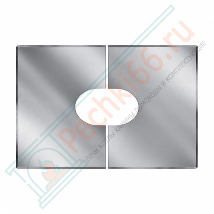 Фланец разрезной 33/45º без изол 750х1000 на трубу V50R (AISI-304/0,5) d-150/250 (Вулкан)