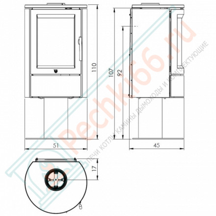 Печь-камин Aura 11 (Varde)