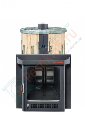 Дровяная банная печь Ферингер Малютка ПФ "Жадеит + Окаменевшее дерево" до 18 м³