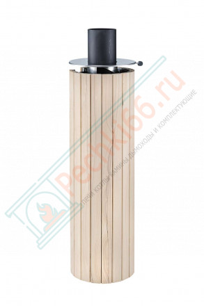 Дымоход - конвектор Окаменевшее дерево перенесённый рисунок, d-115, L=1000 мм (Feringer)