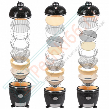 Гриль керамический на колесиках Classic PRO Buggy (Monolith)