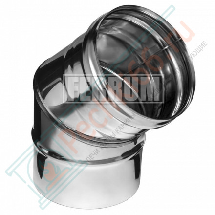 Колено 45° (НЕРЖ-430/1,0) d-150 (Ferrum HF Plus)