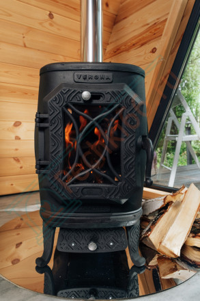 Чугунная отопительная печь Verona 200 Gold (Теплодар)