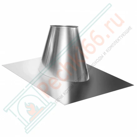 Кровельный элемент 0°/20° на трубу с изол V50R (ОЦИНК-RAL/0,5) d-200/300 (Вулкан)