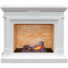 Каминокомплект электрический Coventry - Белый / Кирпич с очагом Cassette 400 NH (Dimplex)