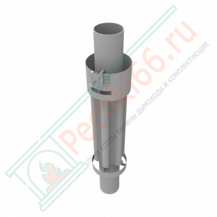 Дымоход - конвектор Верде Гватемала наборный, d-115, L=1000 мм (Feringer)