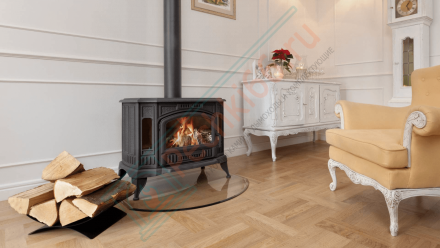 Чугунная печь-камин KOZA K9 турбина (Kratki)