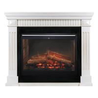 Каминокомплект America - Белый дуб с патиной с электроочагом Symphony 30'' DF3020-INT