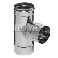 Тройник 90° (НЕРЖ-430/1,0) d-150 (Ferrum HF Plus)