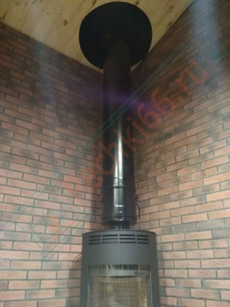 Печь-камин Thorma Andorra Exclusive под ключ (монтаж 01.2023)