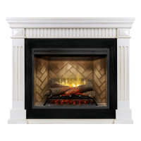 Каминокомплект America - Белый дуб с патиной с электроочагом Revillusion RBF30