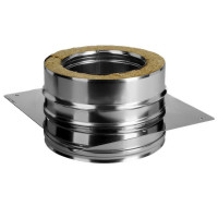 Опора на трубу с изол (НЕРЖ-321/0,8-НЕРЖ-439/0,5) d-130/210 (Дымок-Lux)