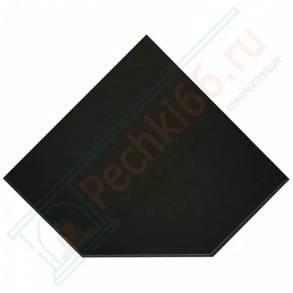 Притопочный лист VPL021-R9005, 1100Х1100мм, чёрный (Вулкан)