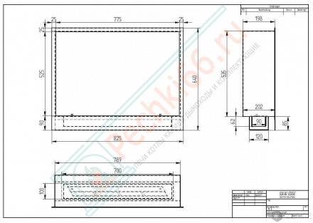 Биокамин STANDART 825 для портала (ZeFire)