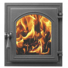 Дверца печная чугунная 220, антрацит (Везувий)