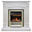 Электрический каминокомплект Sorrento угловой - Белый дуб с очагом Cavendish Электрический каминокомплект Sorrento угловой - Белый дуб с очагом Cavendish