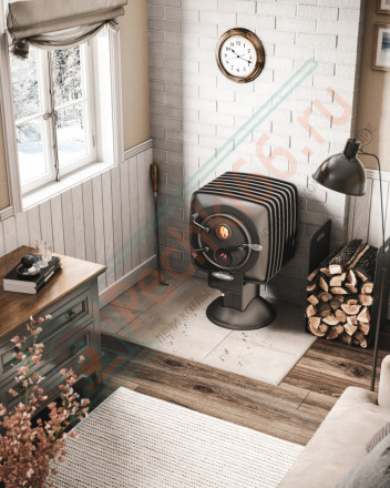 Отопительная печь «Фаренгейт 10» антрацит (T.M.F) до 200 м3