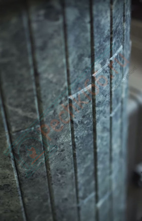 Банная печь Атмосфера L, ламели "Талькохлорит" наборный (ProMetall)