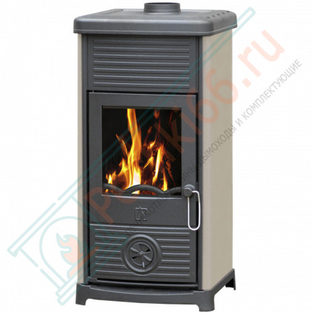 Чугунная печь-камин Maestral N, бежевая (Plamen)
