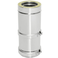 Труба телескоп Термо L300 – 450 ТТТ-Р с хомутом (316-0.8/304) d-150/250 (ТиС Промо)