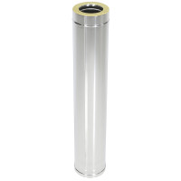 Сэндвич труба Термо ТТ-Р 1000 с хомутом  (316-0.8/304-0.5) d-200/300 (ТиС Промо)