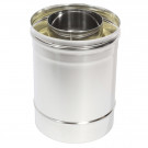 Сэндвич труба Термо ТТ-Р 250 с хомутом  (316-0.8/304-0.5) d-250/350 (ТиС Промо)