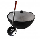 Узбекский чугунный казан плоское дно 16 л. (Наманган DAVR METALL) Узбекский чугунный казан плоское дно 16 л. (Наманган DAVR METALL)